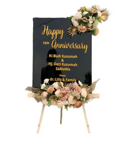Papan Bunga Akrilik Grenggeng