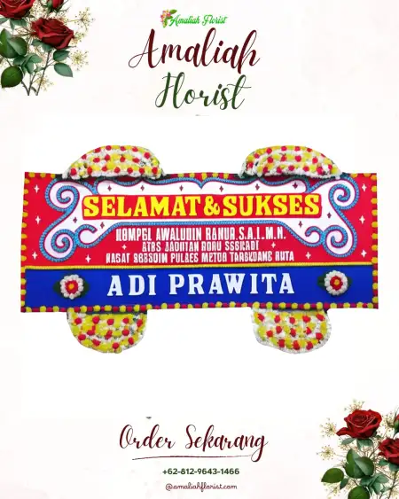 Papan Bunga Ucapan Selamat Grenggeng